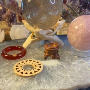 Elegant Crystal Sphere holders